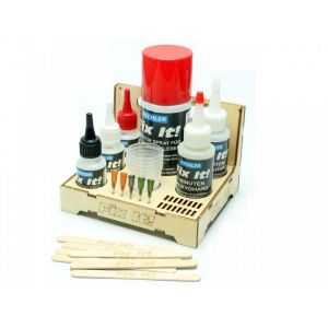 Image de PICHLER Fix It ! Assortiment Colles Cyano et Eploxy GLUE CADDY (43 pièces)