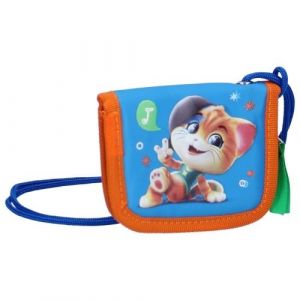 Nickelodeon Pochette 44 Cats Pawesome 13 x 10,5 cm bleu