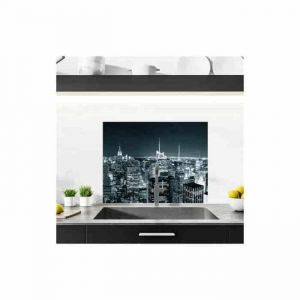 Crédence cuisine adhésive autocollante new york - 90 x 70 cm – Idéal fond de hotte