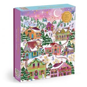 Galison Puzzle 1000 pièces : Village des Sommets enneigés