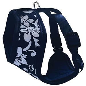 Chadog Harnais T-Shirt Tahiti pour Chien Bleu Taille S