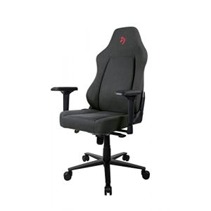 Arozzi Primo Woven Fabric Silla Gaming Negra Logo Rojo