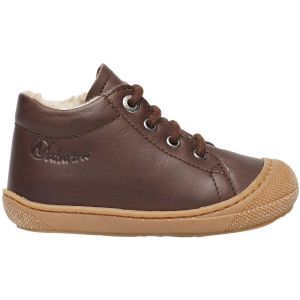 Naturino Cocoon-Chaussures Premiers Pas en Cuir doubl&eacute;s en Laine, Marron 18