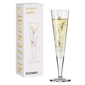 Ritzenhoff & Breker VERRE A CHAMPAGNE GOLDNACHT MARVIN BENZONI (Windflowers) 2020