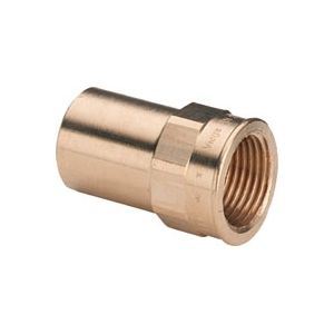 Viega 287085 - Embout bronze M-F taraud&eacute; 18x1-2