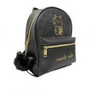 Nomadict Sac à Dos Fashion Gaming Maneki-Neko, Chat Porte Bohneur - Inclus Pochette de rangement compatible pour console - Japan Culture