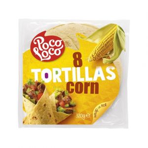 Poco loco 8 tortillas de mais - Le sachet de 320g
