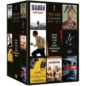 Coffret Oscars du meilleur film 2010 - 2016 : Spotlight + Birdman + 12 Years A Slave + Argo + The Artist + Le Discours d'un Roi + Démineurs