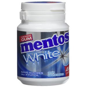 Mentos Boite de 6 bottles white menthe douce GUM