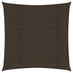 VidaXL Voile d'ombrage 160 g/m² Marron 3x3 m PEHD