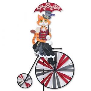 Girouette Premier Kites High Wheel Bike - Steampunk Cat
