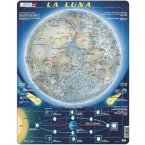 Larsen Puzzle Cadre - La Lune (en Italien)