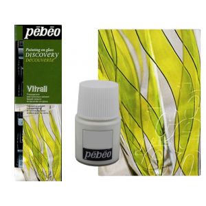 Pebeo Set découverte de peinture - Vitrail - Transparent - 6 x 20 ml