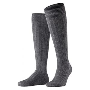 Falke Teppich Im Schuh Laine Longues Unies 1 Paire Chaussettes Montantes, Gris