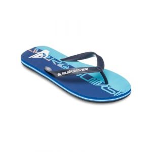 Quiksilver Tongs Molokai Art 25 bleu clair fonc&eacute; - 42