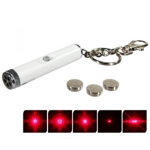 Image de Fomax Porte clé pointeur laser 5 en 1 avec piles fournies