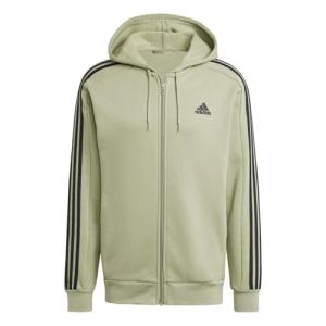 Adidas Sweat-shirt zippé à capuche de - M 3S FL FZ HD - S à XXL - pour Homme - olive