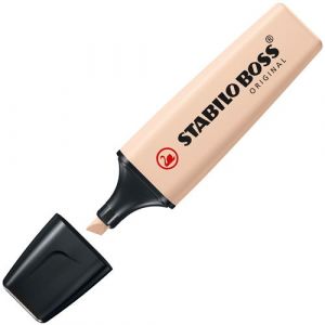 Stabilo BOSS ORIGINAL NatureCOLORS - Surligneur - lot x 10 surligneurs - beige rosé