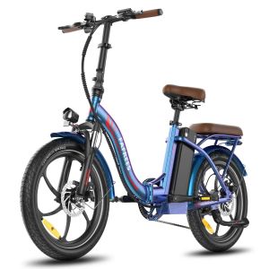 Vélo Électrique Fafrees F20+ Pro - Moteur 250w Batterie 36v22.5ah Pneus De 20 Pouces Frein À Disque Mécanique - Bleu Aurore