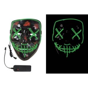 Ruedelafete Masque Visage sanglant, lumineux &agrave; led