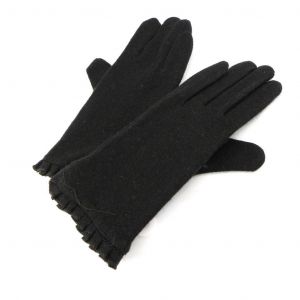 Les Tr&eacute;sors de Lily Tion ! Gants Laine 'clothilde' Marron Fonc&eacute;