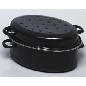 KrÜger Cocotte ovale saveur 38 cm avec couvercle