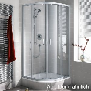 Image de Kermi Ibiza 2000 Porte coulissante, avec &eacute;l&eacute;ment fixe, I2T20V72181PK, I2T20