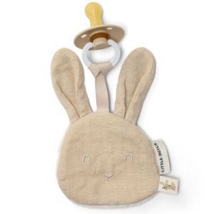 Little dutch Doudou Attache Sucette Baby Bunny - Beige
