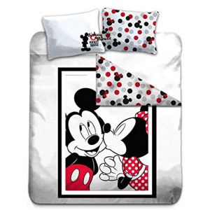 Image de Gamesland Parure de lit 240X220 Mickey & Minnie '100% Cotton'