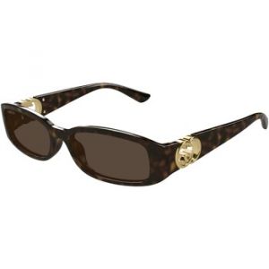 Gucci Femme GG1661S 002 Lunettes de soleil Injecté Havane Marron Carré