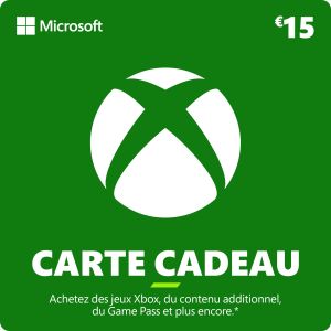 Image de Microsoft Carte Cadeau Xbox - 15€ - Code de téléchargement