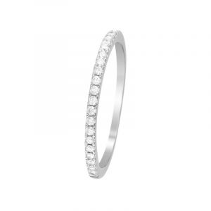 Diamond & Co - Bague Alliance Délice Diamants 0.16 ct or blanc