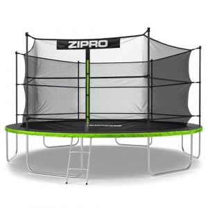 Trampoline de jardin Zipro Jump Pro avec filet de sécurité et échelle - Marque Zipro - 435 cm - Poids max 150 kg