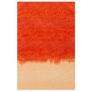 Beneffito - Tapis - Collection Storm Sienna Raid - Tapis - Orange - 140x200cm - Tapis à Motifs, Finition Artisanale, Tissage en Belgique - Tapis de
