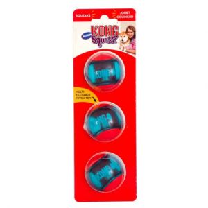 Image de Kong Balle Squeezz Action Red M