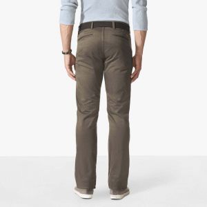 Image de DOCKERS Pantalons Alpha Khaki Slim Tapered L36 - Stretch Twill Dark Pebble - W36-L36