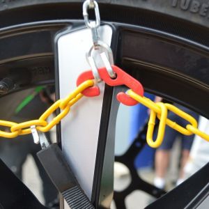 Polaire Chaine &agrave; neige pneu 175/55R14 montage rapide acier 9mm