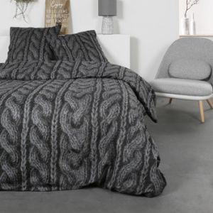 Today Parures de lit LAINY - Couleur 220x240 cm - Taille Noir