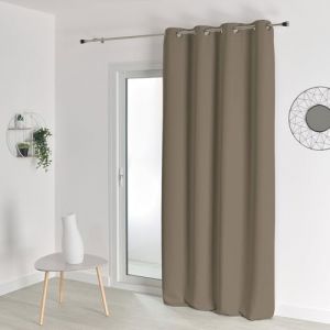 Homemaison Rideau Occultant - Rideau M1 - Rideau Non feu-Taupe- Rideau 240 X 260 cm