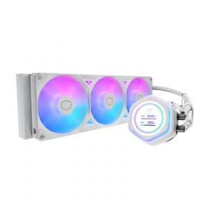 Cooler master MasterLiquid 360 Atmos II LCD ARGB - Blanc