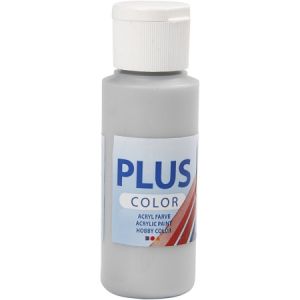 Image de Plus color Peinture acrylique - 60 ml - Argenté