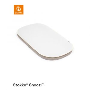 Stokke Housse de protection Snoozi, blanc - Préserve et prolonge la durée de vie du matelas Snoozi - 100% Polyester - Lavable en machine