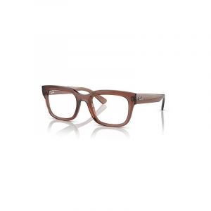Ray-Ban Ray - Ban Unisex RX7217 CHAD 8261 Cadres Vista Acétate Marron Transparent Carré Normale