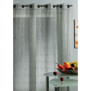 Homemaison Picasso - Voilage en organza brodé 140 x 240 cm