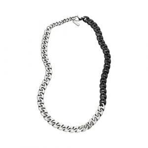 Diesel Chaînette CHAIN NECKLACE DX1530931 Acier inoxydable