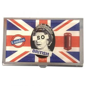 Tropico Etui métal pour cartes de visite So British - 9.4 x 5.7 cm