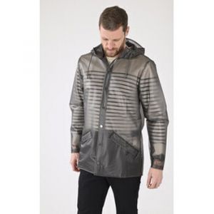 Rains Imperméable droit capuche visière mi-long unisexe