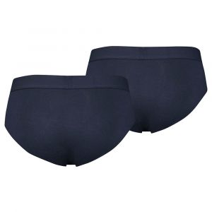 Levi's MEN SOLID BASIC BRIEF 2P Boxer, Bleu (navy 321), M(M(taille du fabricante: 020) (Lot de 2) Homme