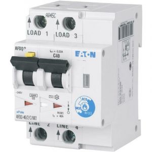 Eaton Disjoncteur contre lincendie AFDD-40/2/B/003-A 187237 2 pôles 40 A 0.03 A 230 V/AC 1 pc(s)