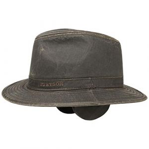 Stetson Chapeau Berico Ear Flaps Traveller Homme - en Tissu pour l'hiver avec Oreillettes, Doublure, Doublure Automne-Hiver - XXL